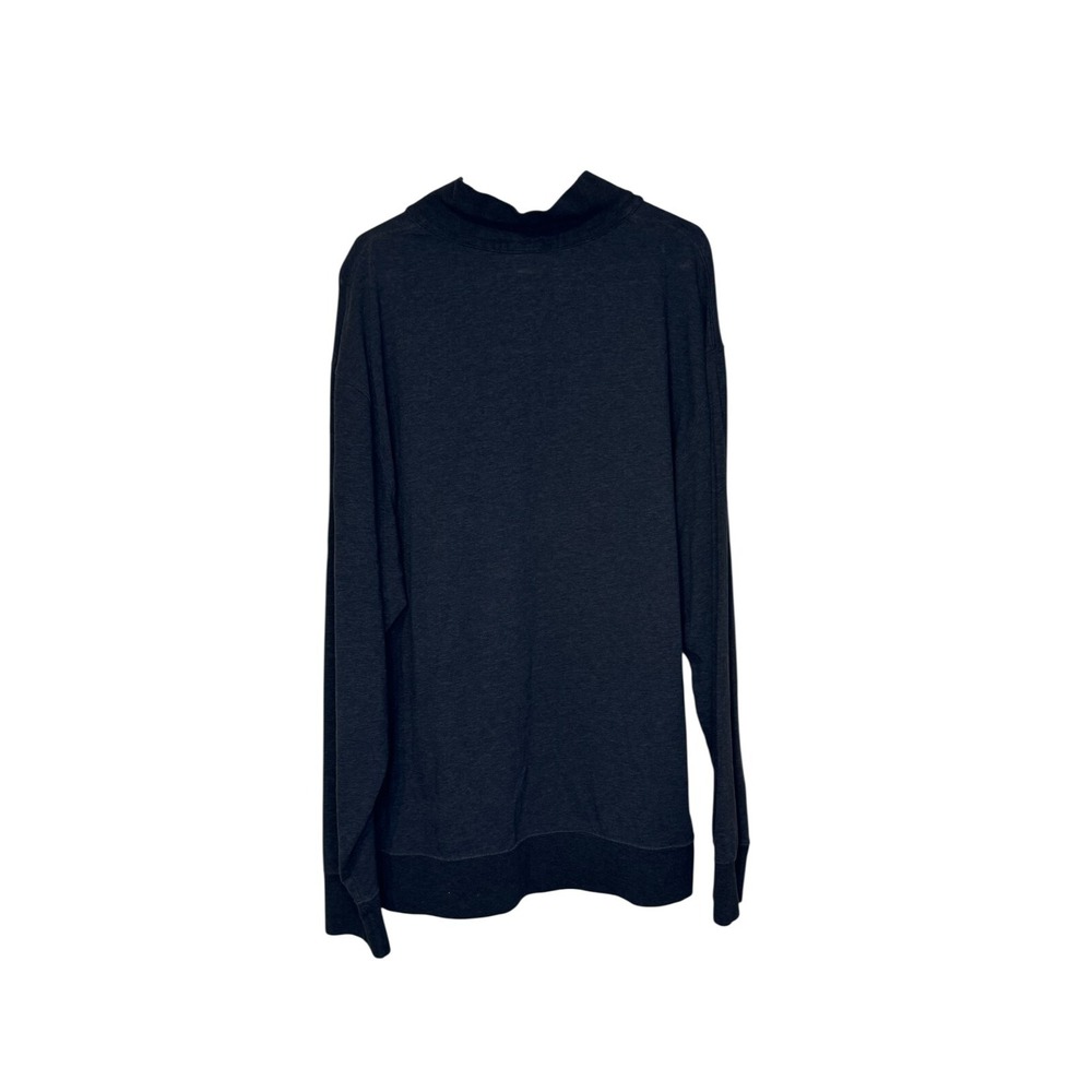 Daniel Cremieux Men's Sweater Long Sleeve Pullover Mock Neck Logo Cotton Gray XL - Picture 7 of 10